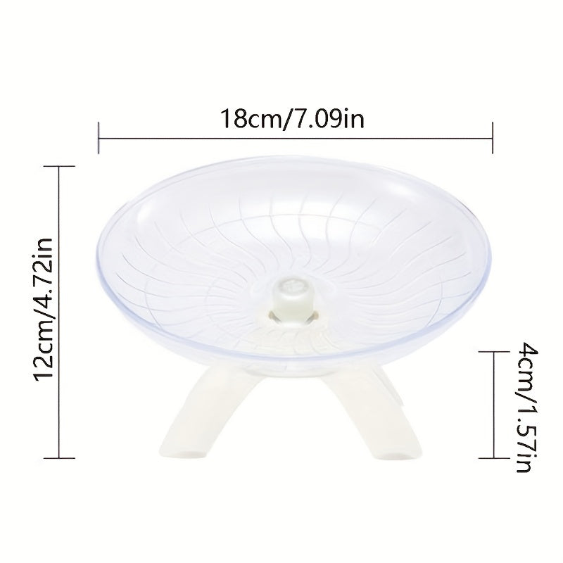 Silent Hamster Exercise Wheel Hamster Running Spinner Toy for Small Animals