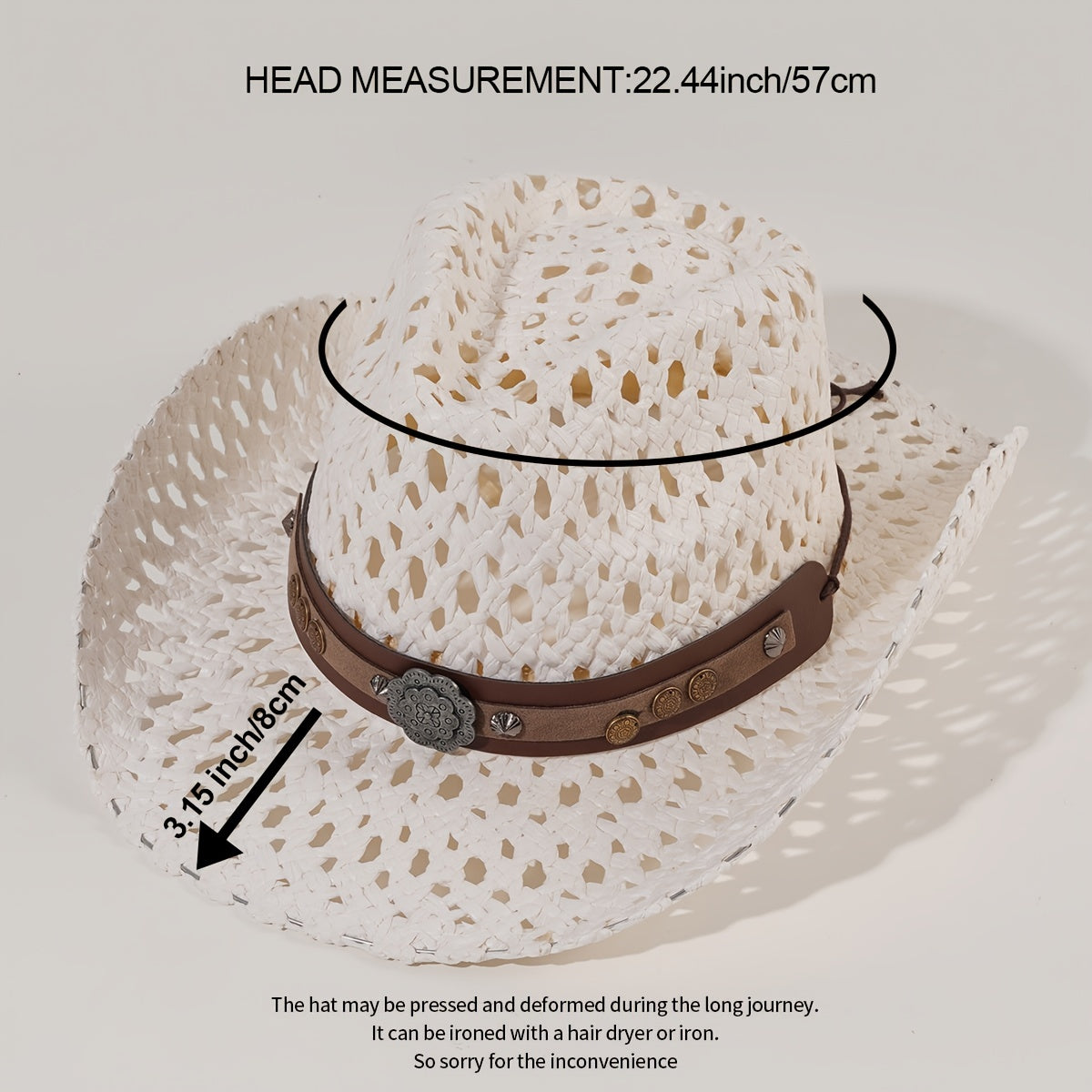 Casual Hollow Boho Straw Hat Summer Sun Hat