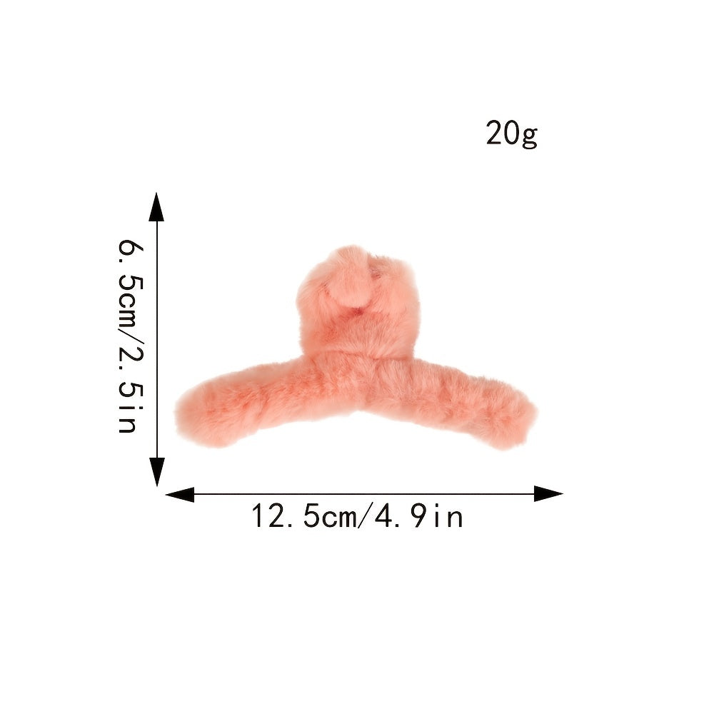 Women's Winter Fur Hair Clip Hair Accessories 1pc