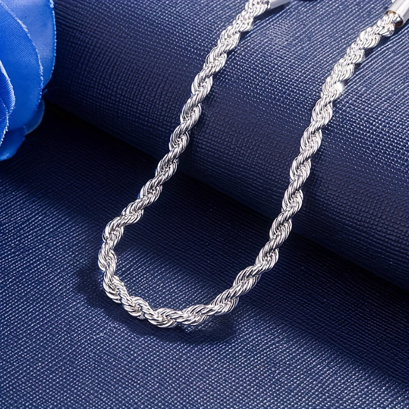 Silver Twist Bracelet