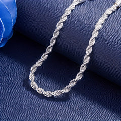 Silver Twist Bracelet