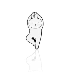 Cartoon Rabbit & Girl Enamel Pin Set for Clothes & Bag