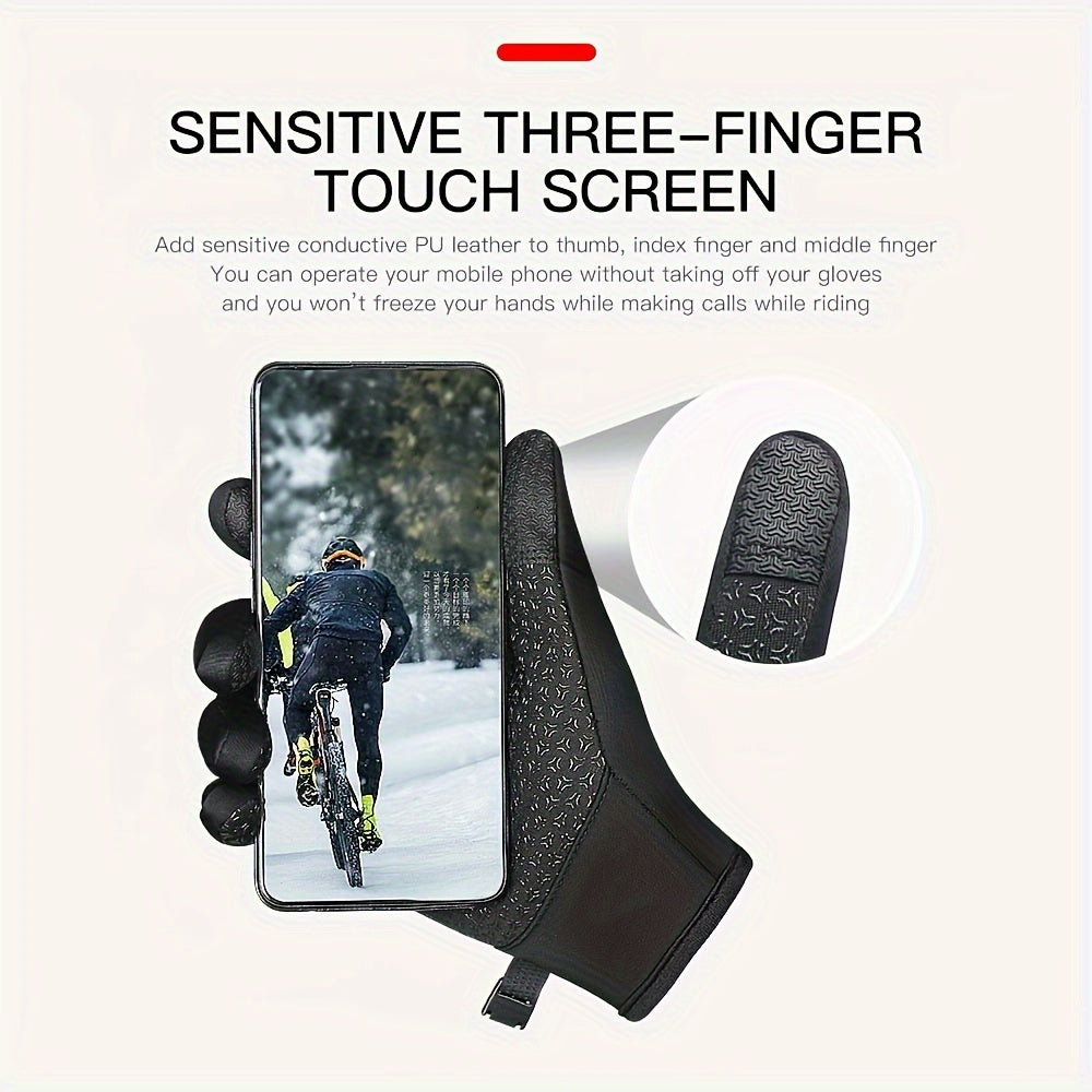 Coldproof Windproof Sports Gloves Cycling Skiing Winter Warm Gloves