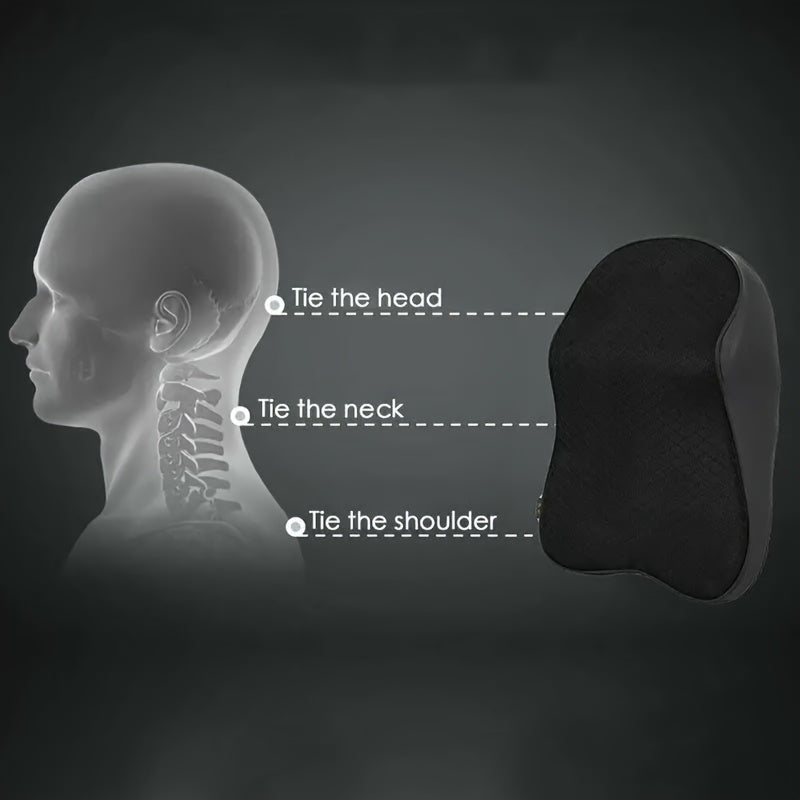 Car Memory Foam Neck Pillow Comfortable Car Seat Back Pillow All Seasons Headres