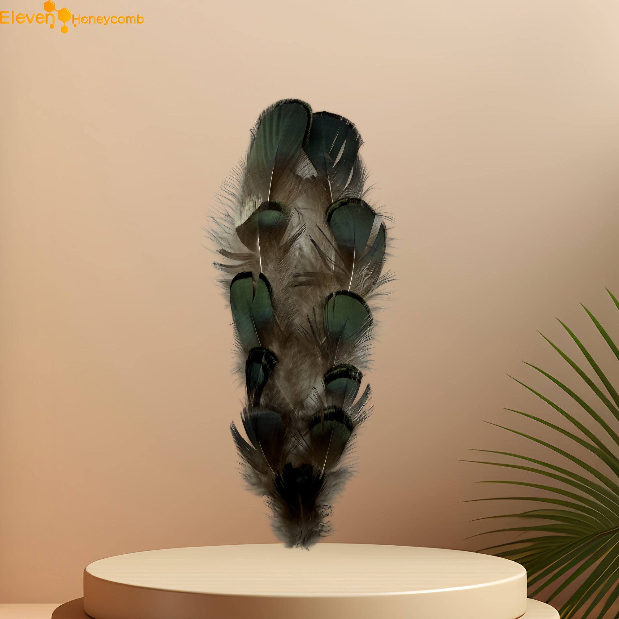 10pcs Bohemian Style Artificial Peacock Feathers for Wedding Decor DIY Projects