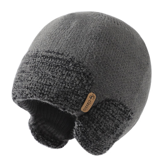 Men's Wool Cap for Cold Weather with Ear Protection
