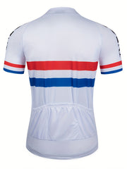 Gradient Cycling Jersey Quick Dry High Stretch Breathable
