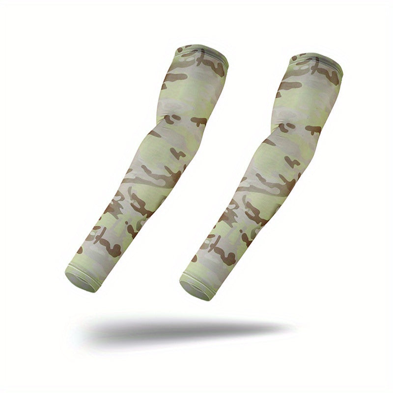 Camouflage Arm Guard Ice Sleeves Outdoor Cycling Arm Protection
