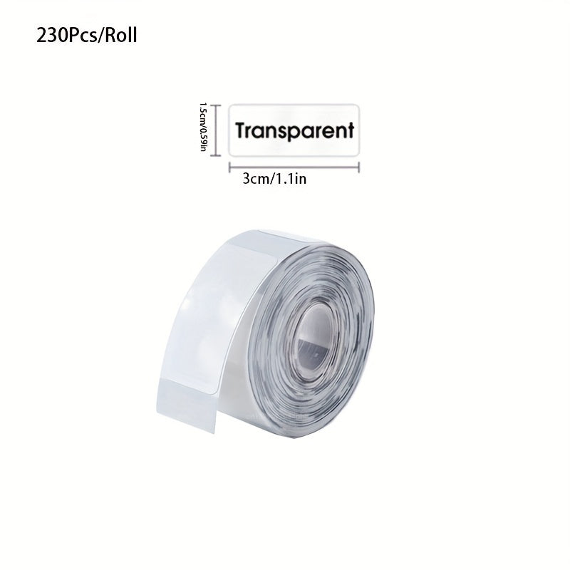 Roll Label Maker Tape for P15 D30 Label Printer Waterproof Sticker