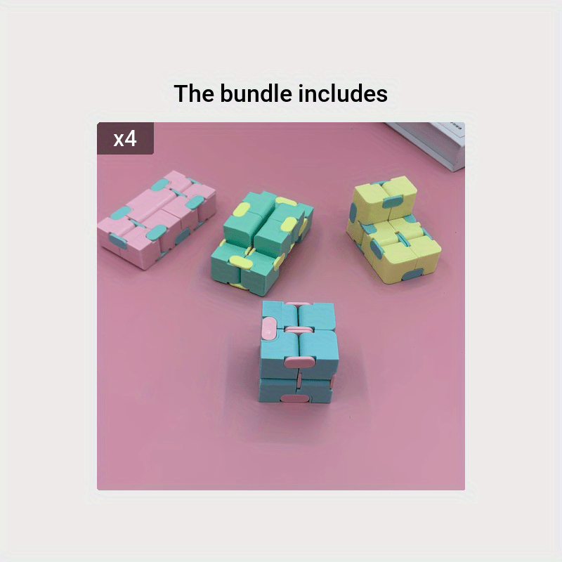 Infinity Cube Fidget Toy Puzzle Flip Cube Mini Square Hand Held Toy