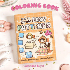 Pattern Coloring Book Floral Designs Clear Lines Perfect Gift for Christmas