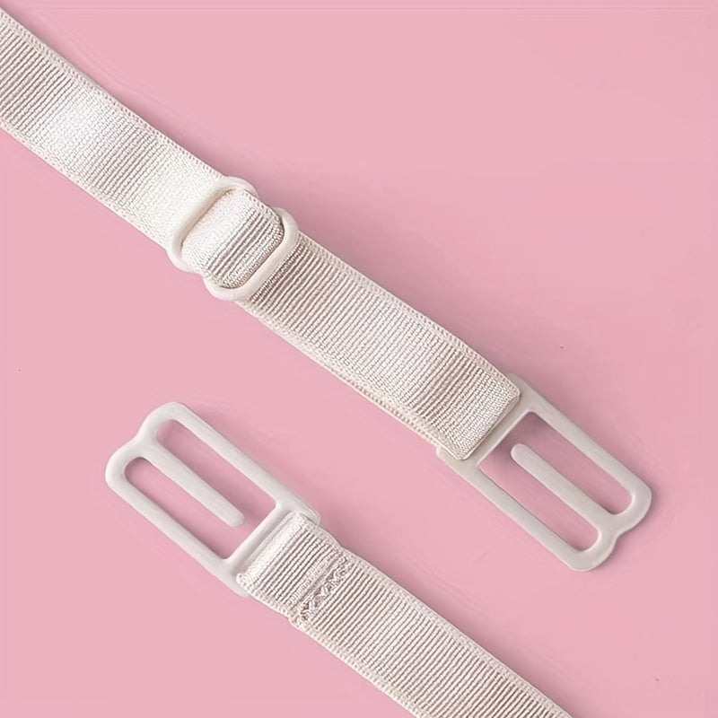 Invisible Bra Strap Clips Adjustable Elastic Shoulder Belt Non slip Straps