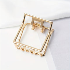 Mini Metal Hair Claw Hollow Shark Claw Back Head Clip Hair Accessories