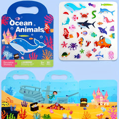 Kids Tearable Sticker Book for Early Learning
