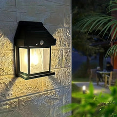 Solar Wall Light Outdoor Waterproof Tungsten Lamp Induction Garden Light