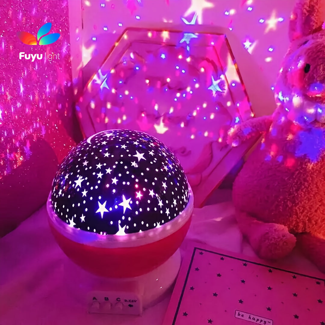 Romantic Starry Sky Light USB Powered 360 Rotating 2 Power Modes 2 Light Modes