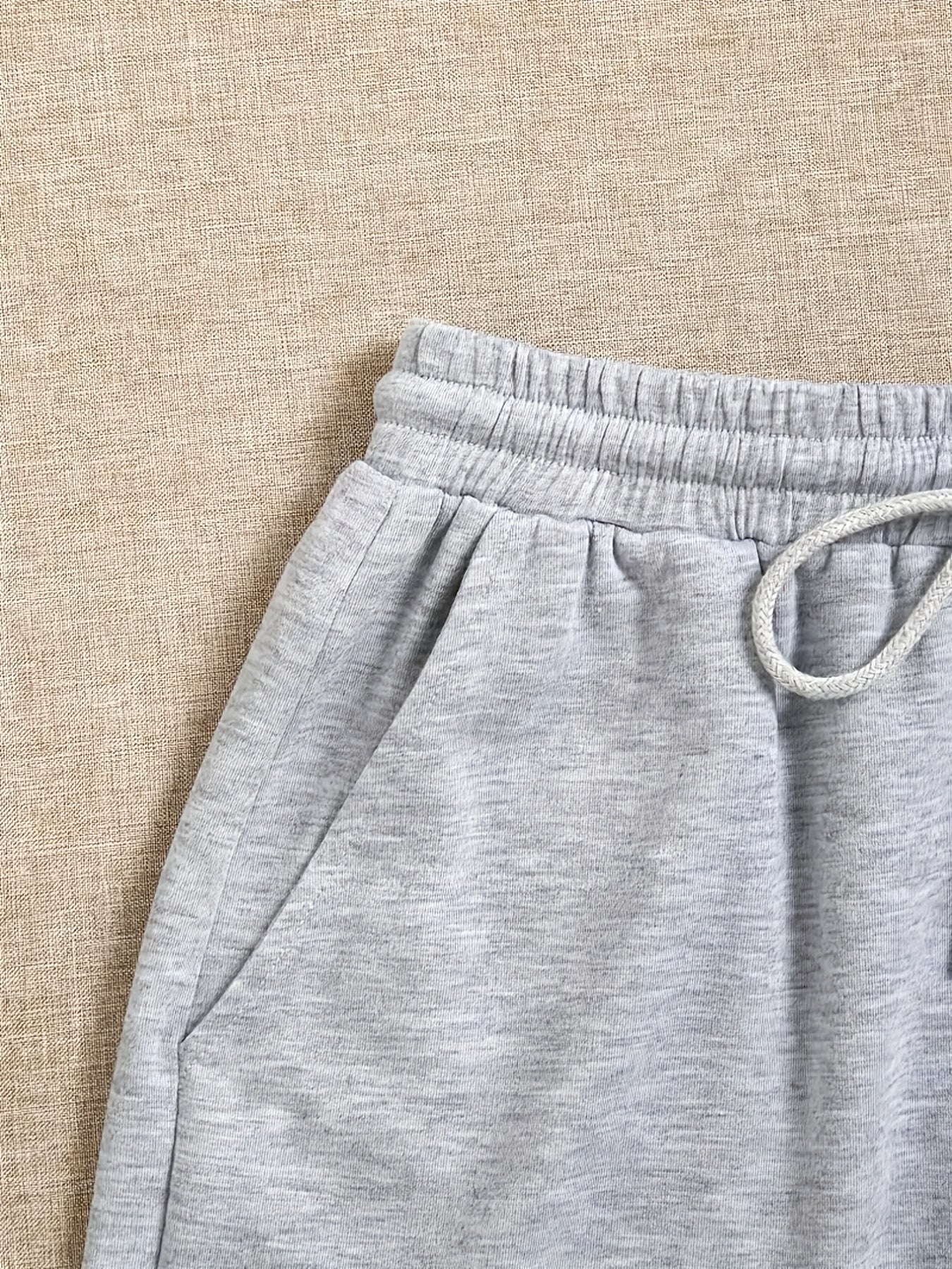  Gradient Lips Print Drawstring Comfort Shorts