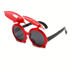 Boy's Silicone Polarized Sunglasses - Halloween Little Devil - UV400