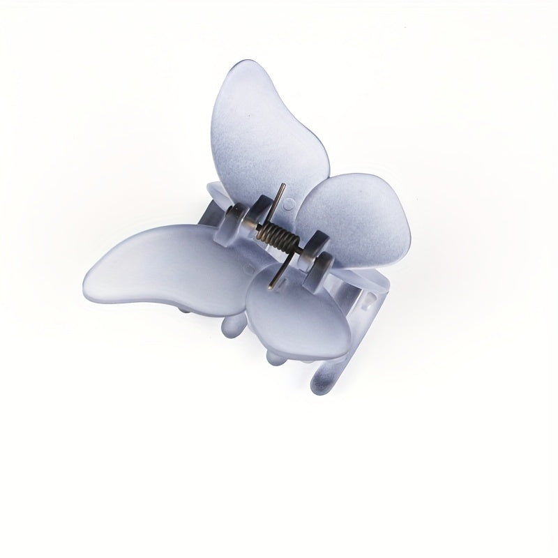 Butterfly Decor Hair Claw Gradient Banana Clip Hairgrip Hair Accessory