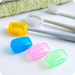 5pcs Travel Toothbrush Cover Set Toothbrush Protector Organizer