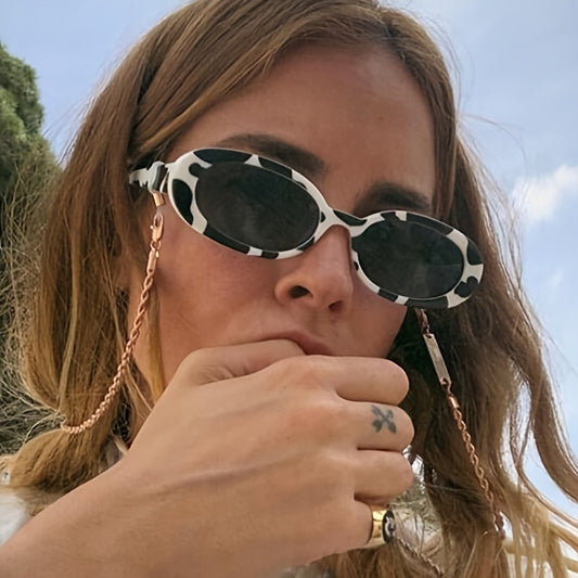 Small Candy Tinted Oval Sunglasses Vintage Ladies Shades