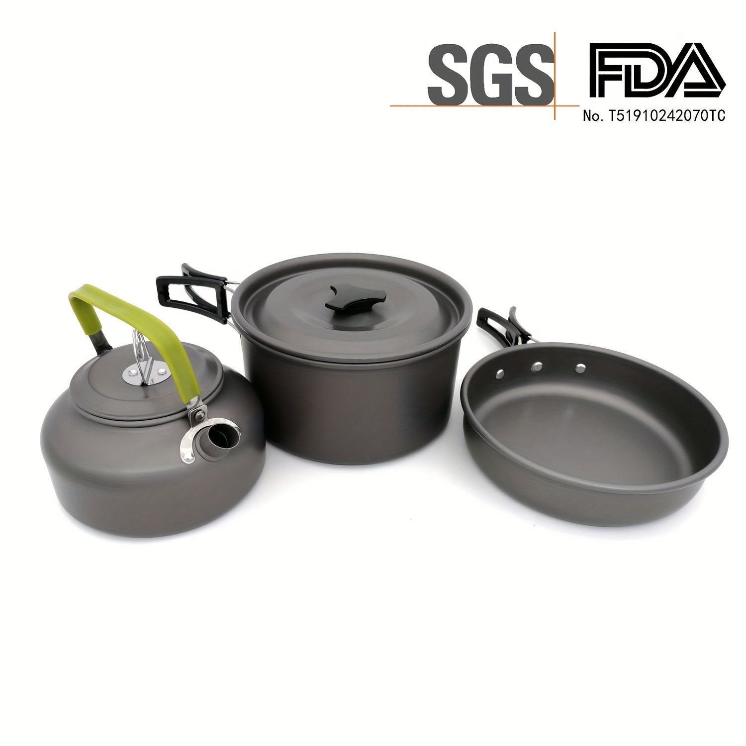 Portable Camping Cookware Set for 2-3 Person