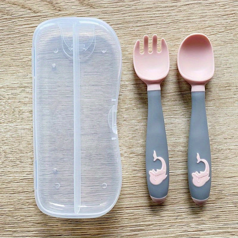 Baby Cutlery Set Learning To Eat Training Food Supplement