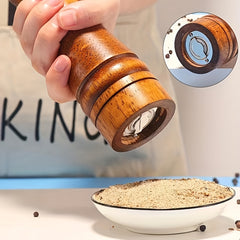 Wooden Spice Grinder Manual Pepper Mill Spice Crusher