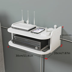 1pc Wall Mount Storage Shelf Stand Rack Holder