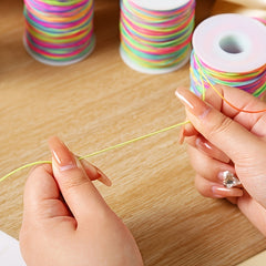54 Yards 1mm Rainbow Elastic Cord Stretchy Bracelet String