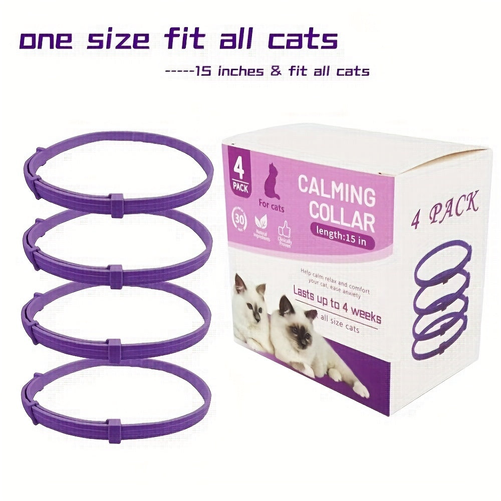 Calming Collar for Cats and Dogs - Anxiety Relief Pheromone Collar