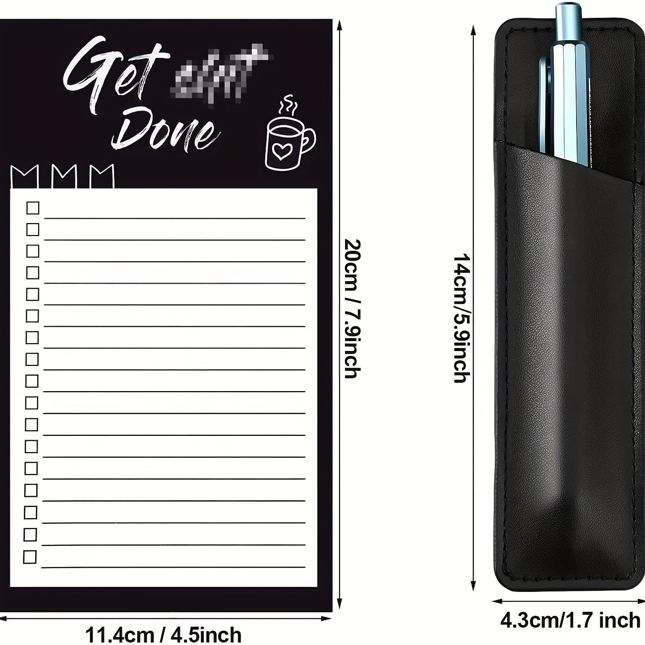 11 43 20 07cm Magnetic Memo Pad Style Refrigerator Sticker Notepad