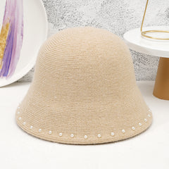 Fluffy Pearls Bucket Hat Adult Fluffy Bucket Hat