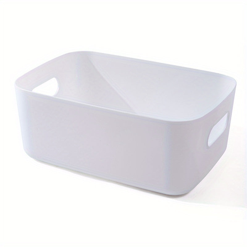 4pcs Plastic Storage Bins for Home Living Room Bathroom