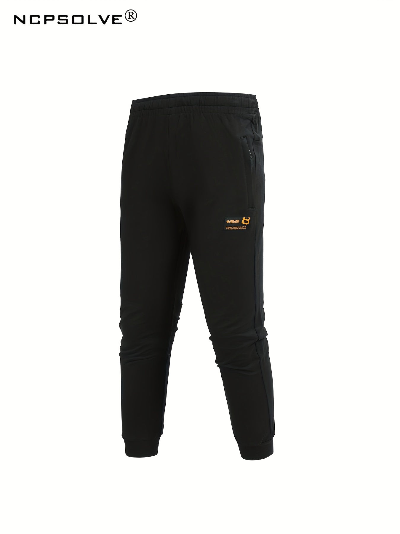 Men's Comfy Hooded Jacket & Stretch Pants Set for Outdoor Zipper Pocket
