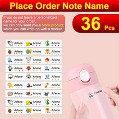 150pcs Custom Name Sticker Waterproof Personalized Office Supplies Tag Label
