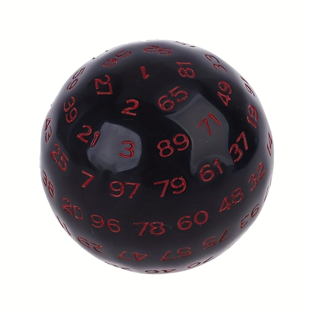1pc 100 sided Numbers 1 100 Dice D100 Large Ball Game Dice Collectible Dice