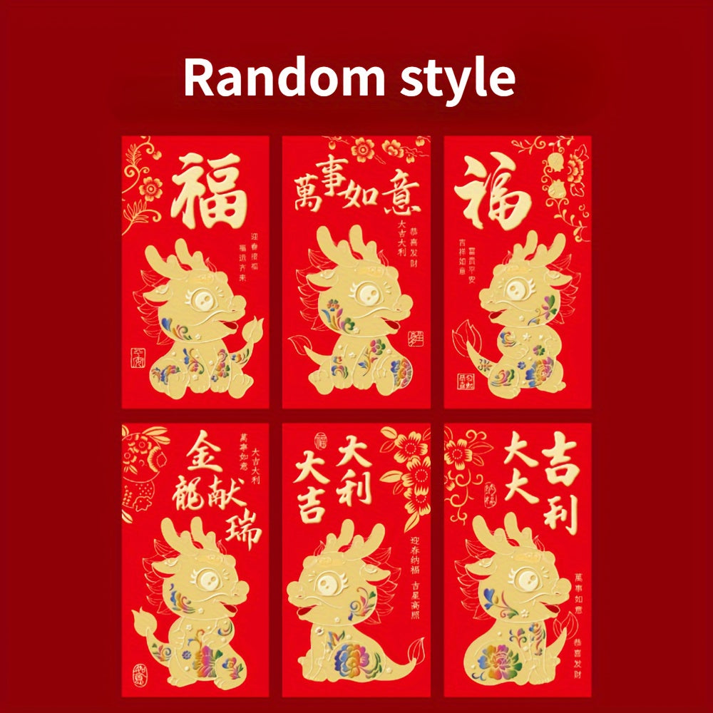 30pcs Dragon Lucky Money Envelopes for Chinese New Year & Spring