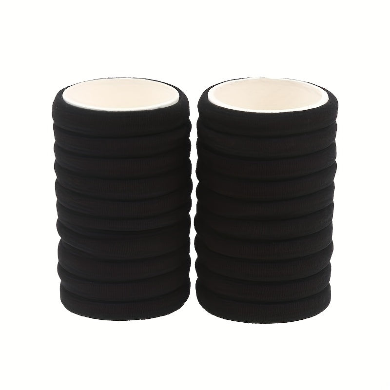 Thick Hair Holders Elastics Rubber Bands No Damage For Thick Heavy & Curly Hair