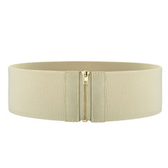 Womens Wide Elastic Waist Belt Cinch Belt Stretch Waistband