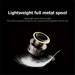 HE1000 7000 Spinning Reel Metal Cup Metal Rocker Arm 5 2 1 Gear Ratio