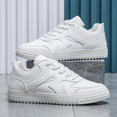 Men's Non slip Skate Shoes Casual Comfy Lace up Walking Sneakers Flat Shoes