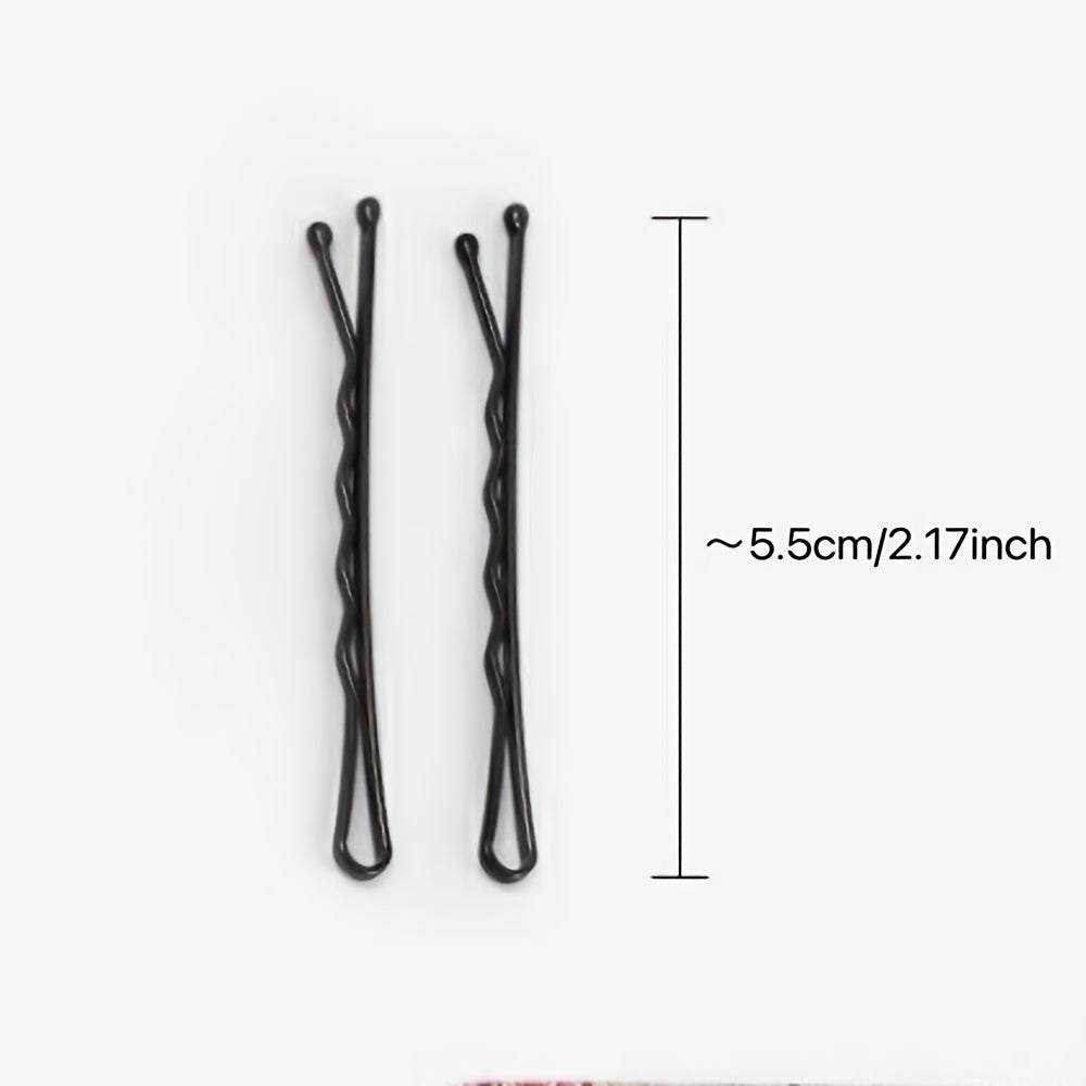 50pcs Stainless Steel Bobby Pin Non Slip Hair Clip