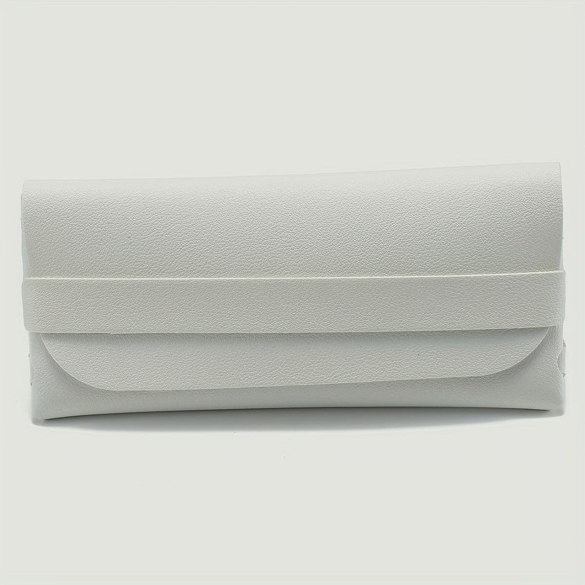 Solid Glasses Bag PU Leather Sunglasses Case Soft Portable Eyewear Container