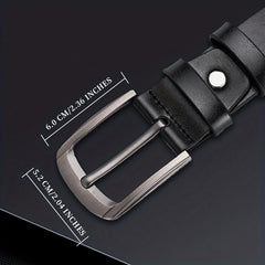 Men's Casual Buckle Belt PU Decorative Accessories