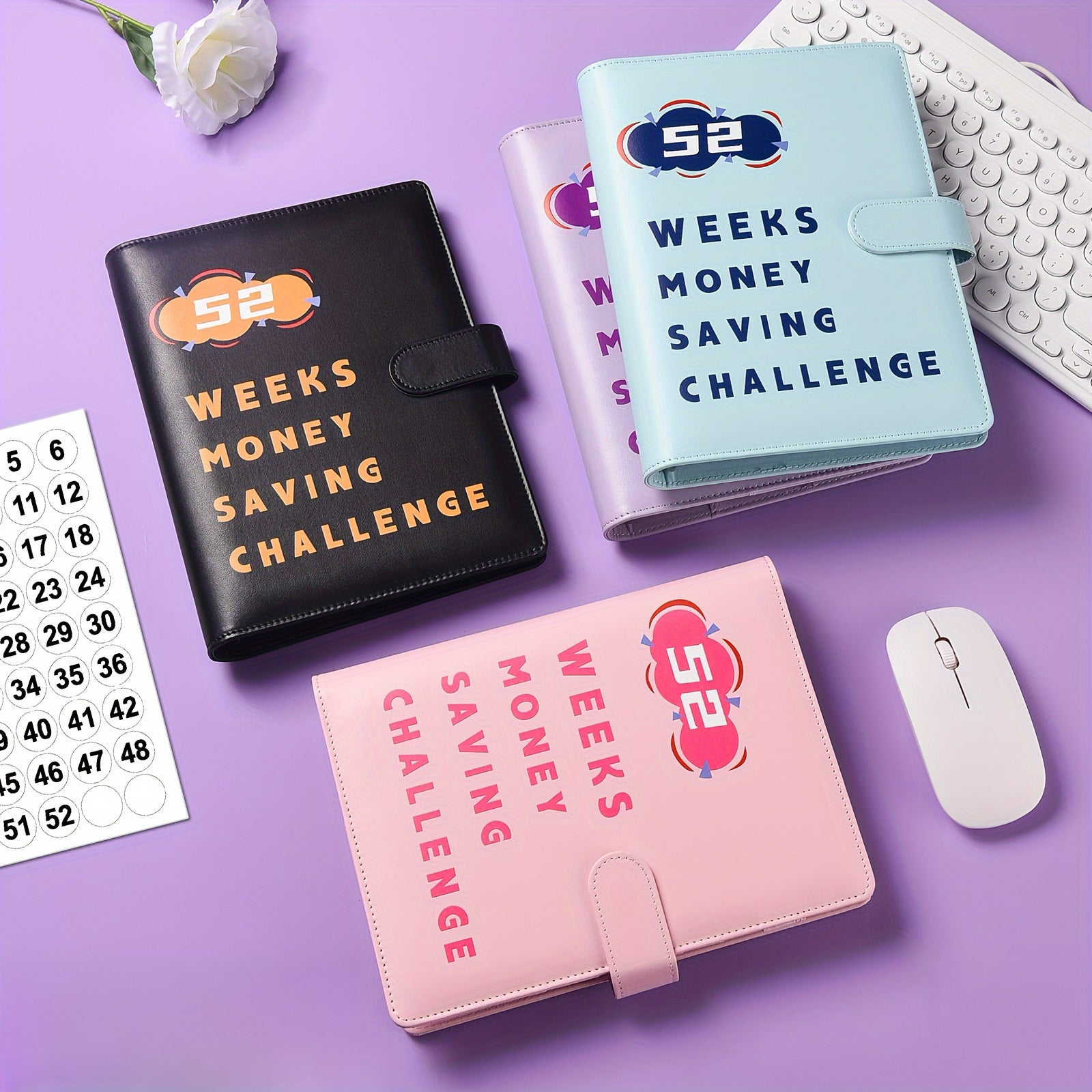 52 Week Money Saving Challenge Binder Budget Binder