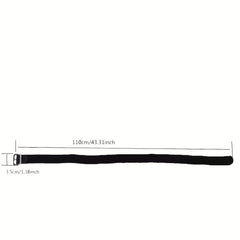 Set of 5 Elastic Belts - Coffee