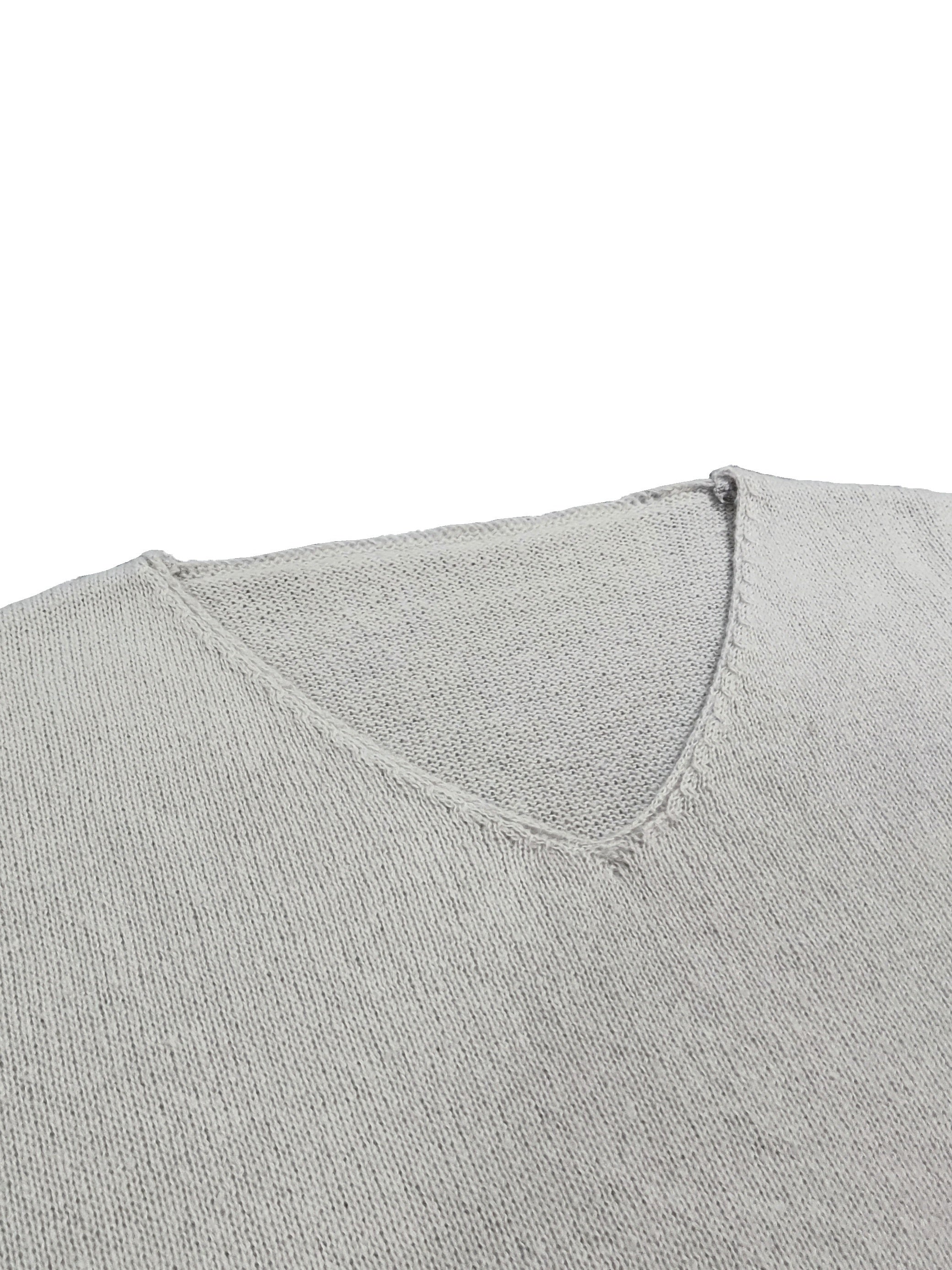 Solid V Neck Sweater Long Sleeve Pullover Jumper