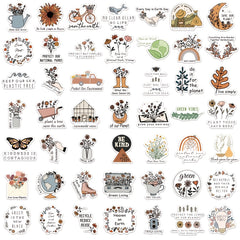 50 Inspiring Environmental Protection Graffiti Stickers for Learning and Play