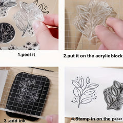 DIY Scrapbook Decoration Silicone Transparent Stamp